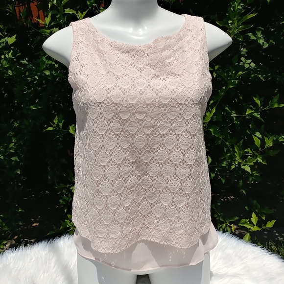Banana Republic Tops - NWT Banana Republic Lace Overlay Top Small